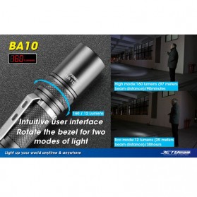 JETBeam BA10 Senter LED CREE XP-G R5 160 Lumens - Black - 3