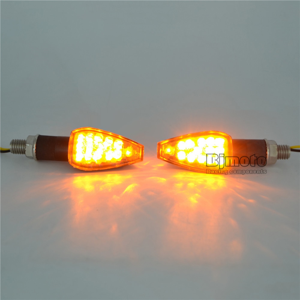 Lampu Sein LED Motor Turn Signal Indicator Blinker 2 PCS - SL-069S-BK