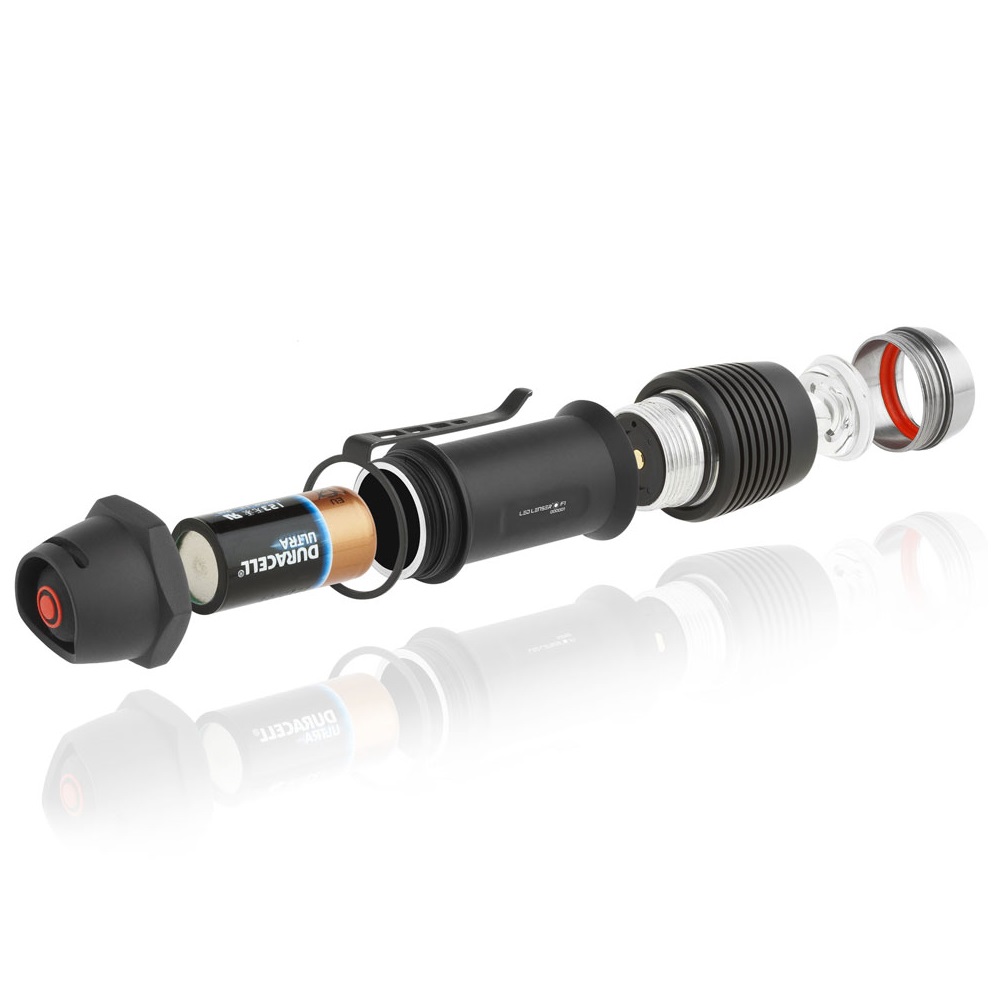 LED LENSER F1 Force Series Flashlights 400 Lumens - Black 