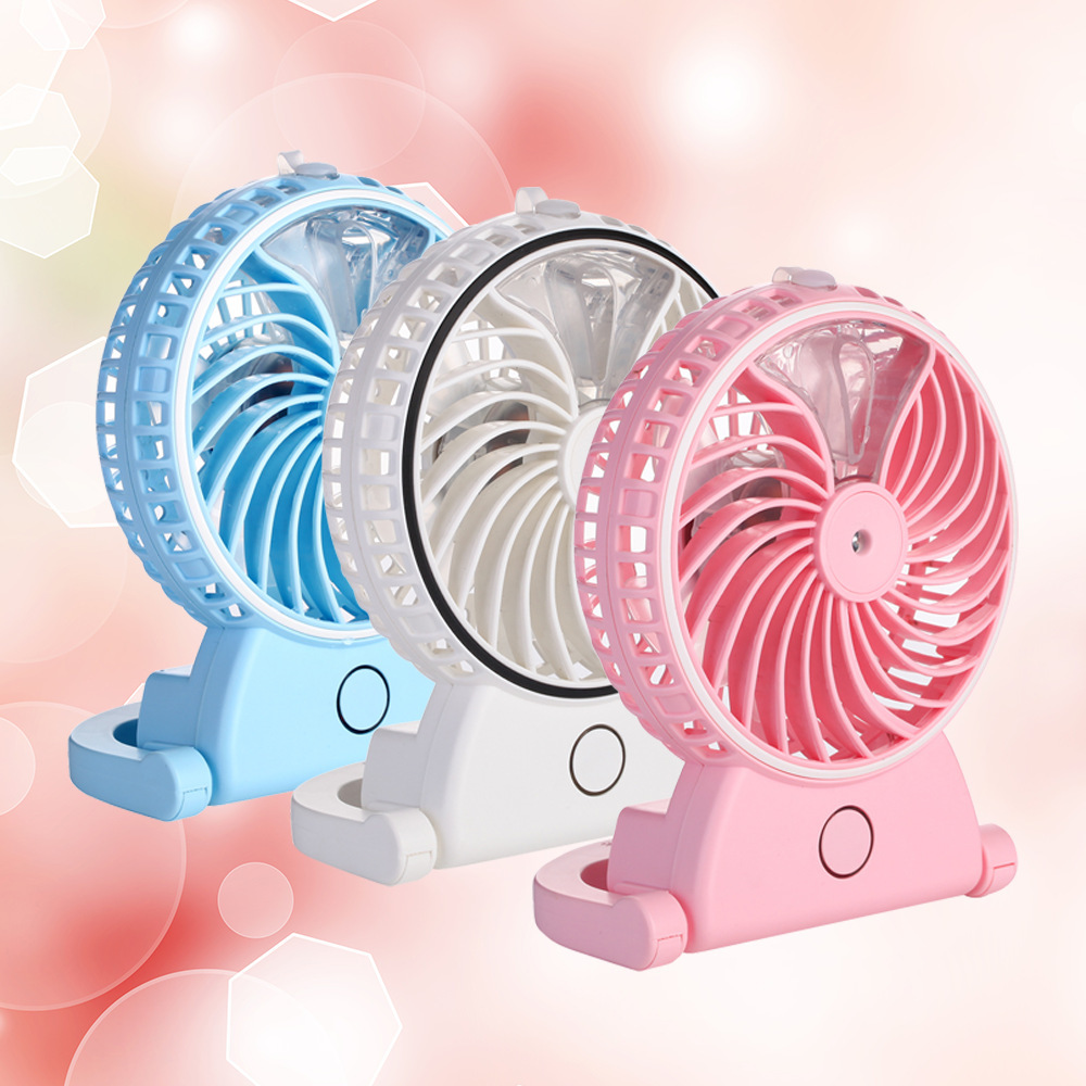  Kipas Angin Air Embun USB Rechargeable Mini Fan Portable 