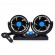 Gambar produk Kipas Mobil Dual Head 360 Degree Mini Electric Car Fan