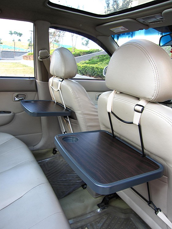 Car Laptop Holder Motif  Kayu  Coklat  Muda  Light 