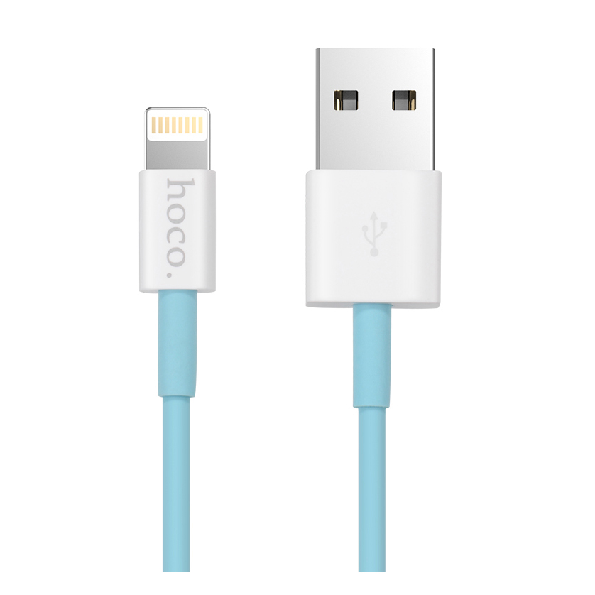 Hoco X8 Lightning Charging Cable 1M for iPhone/iPad - Blue 