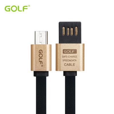 Golf Double Two Sided Micro USB Cable - Black 