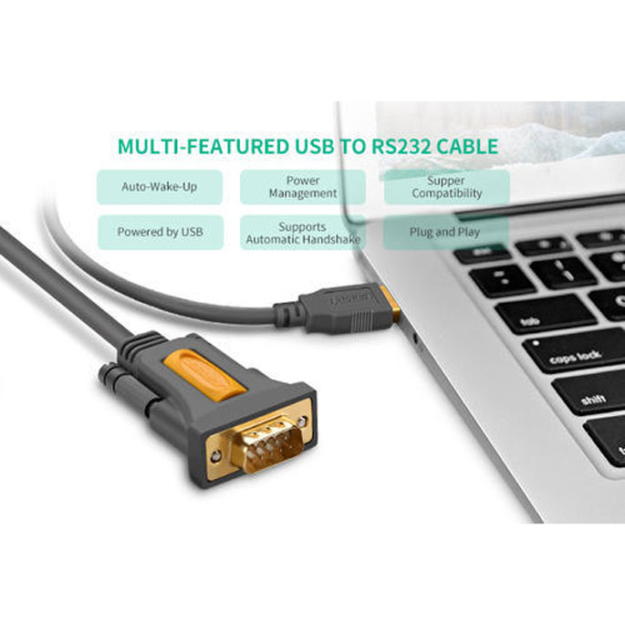 Ugreen Kabel Konverter Usb To Rs Male Db Serial Adapter Cable