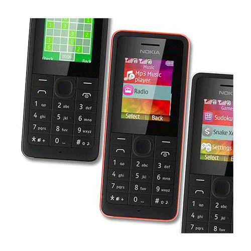 Nokia 107 Dual SIM - Black - JakartaNotebook.com