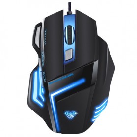 Aula Ghost Shark Kisame Gaming Mouse 2000 DPI - Black - 1