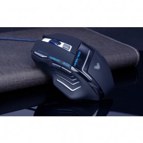 Aula Ghost Shark Kisame Gaming Mouse 2000 DPI - Black - 4