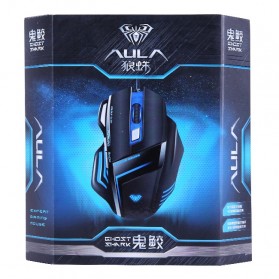 Aula Ghost Shark Kisame Gaming Mouse 2000 DPI - Black - 8