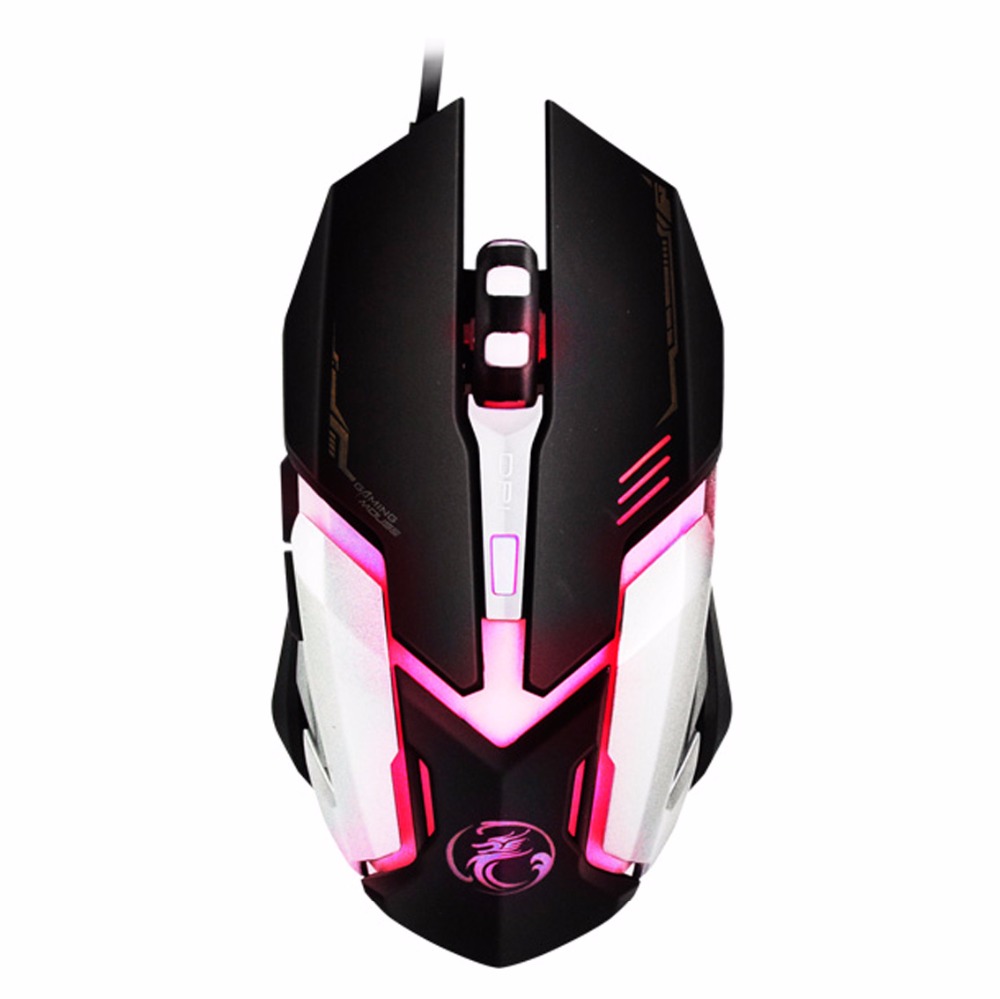 iMice V6 Gaming Mouse RGB LED 4800DPI (backup) - White