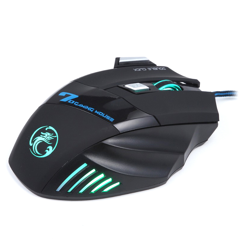 iMice X7 Dark Knight Gaming Mouse RGB LED 5500DPI - Black