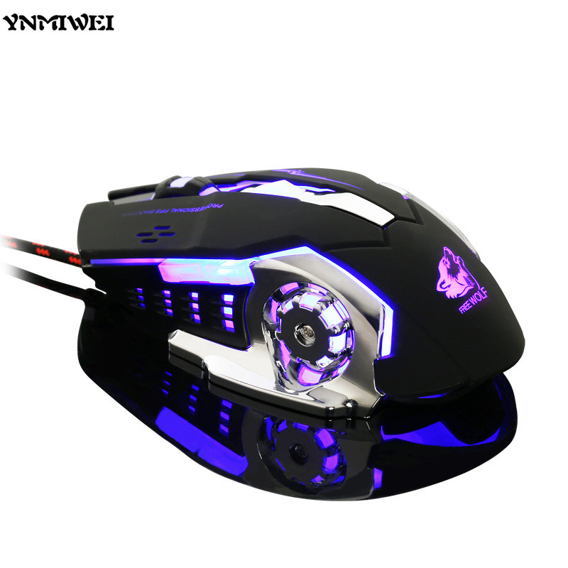 Mouse Gaming Macro 4000DPI - Black - JakartaNotebook.com