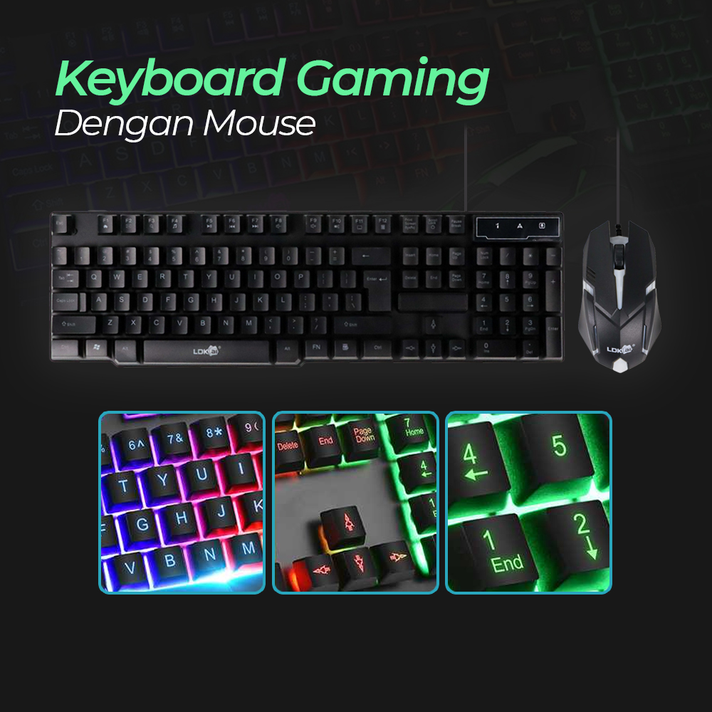 ldkai 832 gaming keyboard led