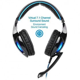 Jual Sades Gaming Headphone Headset Led Virtual 7.1 With Mic - Sa-902 ...