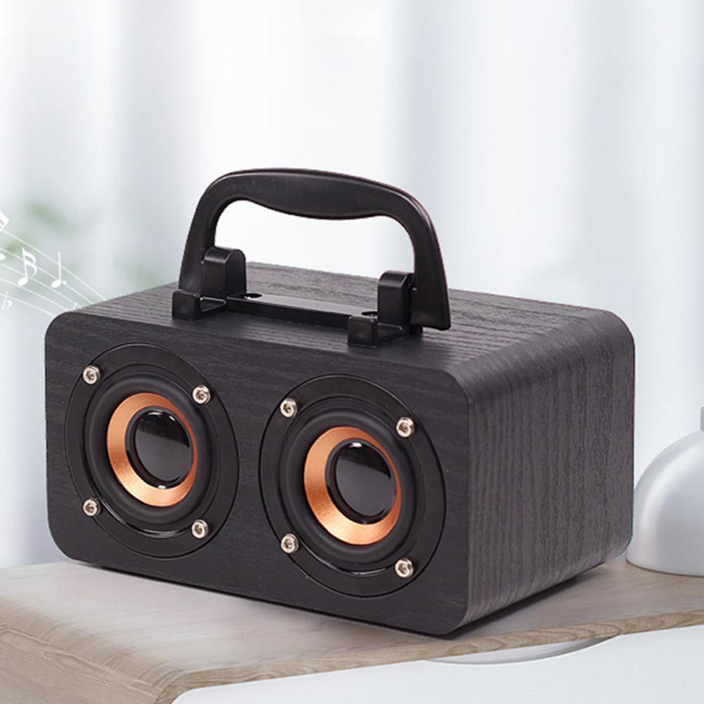 smalody wooden bluetooth speaker