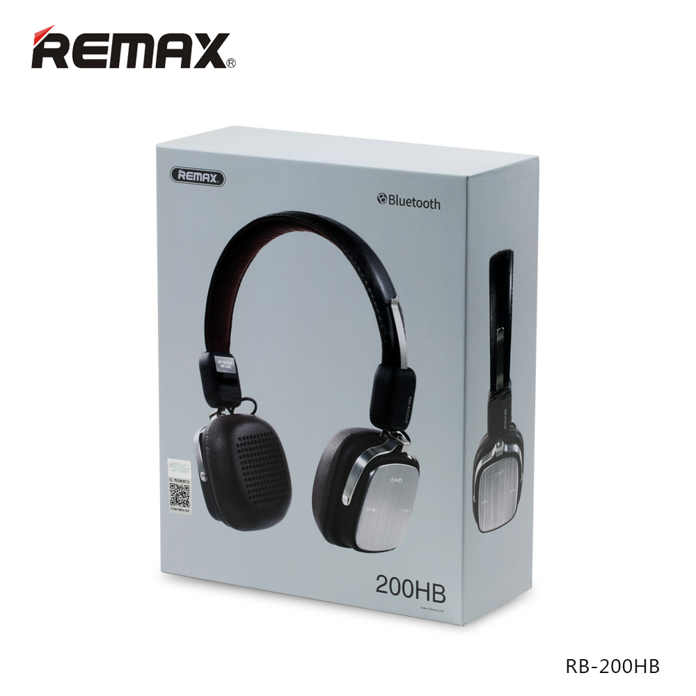 Remax Bluetooth Headphone - RB-200HB - Black 