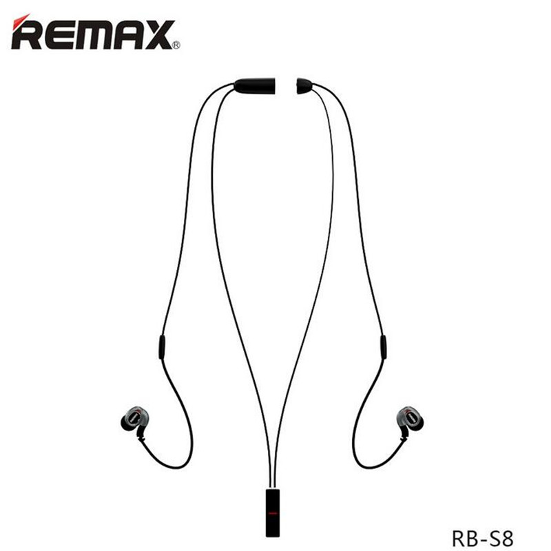 Remax Sport Bluetooth Earphone - RB-S8 - Black 