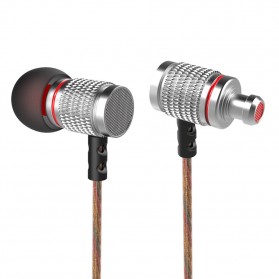 Knowledge Zenith HiFi Enthusiast In-Ear Earphones Pure Sound with Microphone - KZ-EDR2 - Silver - 2