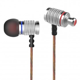 Knowledge Zenith HiFi Enthusiast In-Ear Earphones Pure Sound with Microphone - KZ-EDR2 - Silver - 4