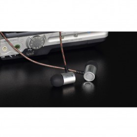 Knowledge Zenith HiFi Metal In-ear Earphones Heavy Bass 9.6mm Driver with Mic - KZ-ED4 - Silver - 8