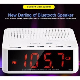 Taffware Jam Alarm Dengan Speaker Bluetooth - KD-66 - Black - 8