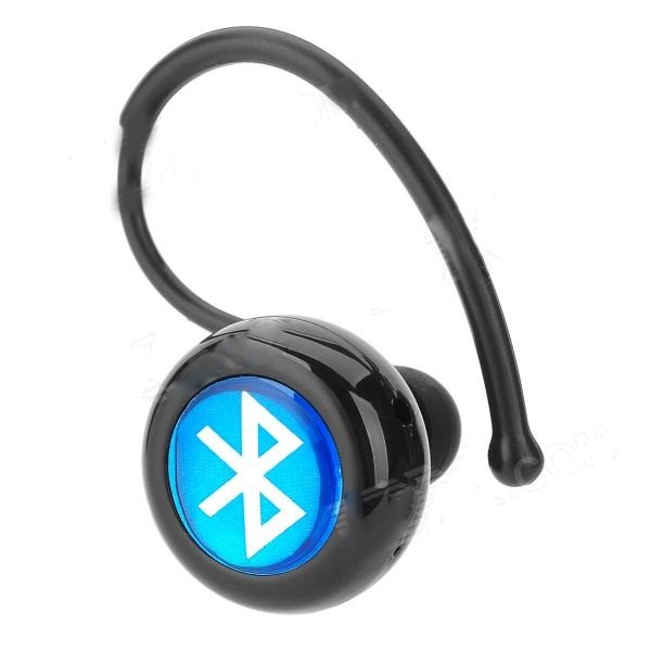 Wireless Headset Bluetooth V4.1+EDR dengan Mic - Black 