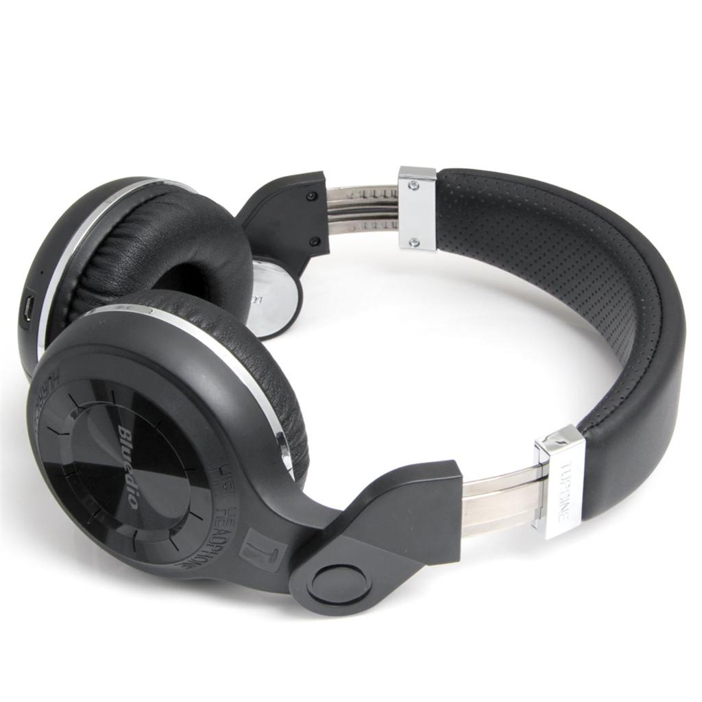 Bluedio T2 Turbine Wireless Bluetooth Headphones - Black