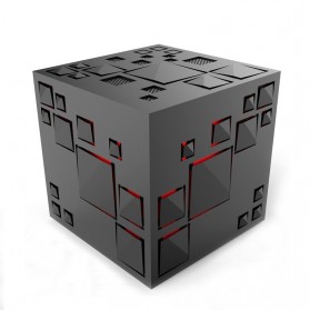 GoesTime Magic Cube Portable Bluetooth Speaker with Handsfree Function - Black - 2