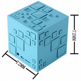 GoesTime Magic Cube Portable Bluetooth Speaker with Handsfree Function - Black - 7