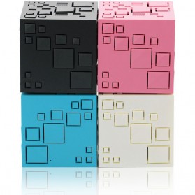 GoesTime Magic Cube Portable Bluetooth Speaker with Handsfree Function - Black - 9