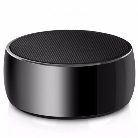 Metal Mini Portable Bluetooth Speaker Super Bass - BS-10 - Black - 1