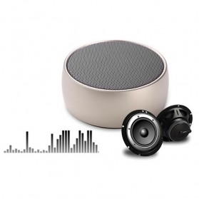 Metal Mini Portable Bluetooth Speaker Super Bass - BS-10 - Black - 3