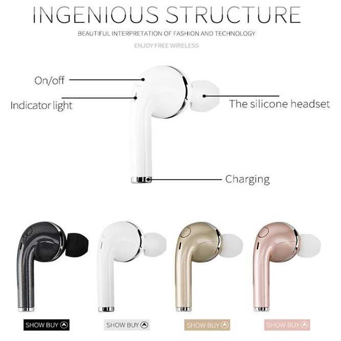 VOVG V1 Airpods Mini Bluetooth Earphone (Single Ear 