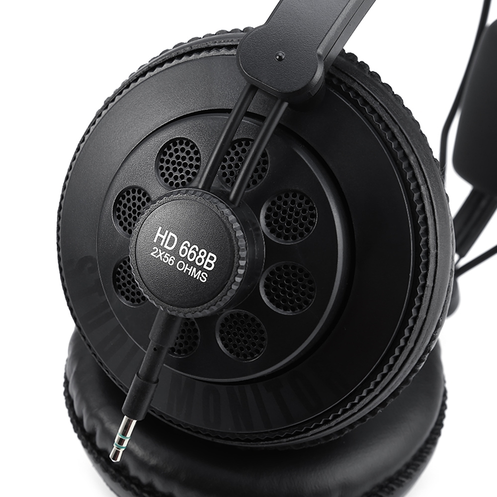 Superlux HD668B Semi Open-Back Headphone Monitoring Studio 