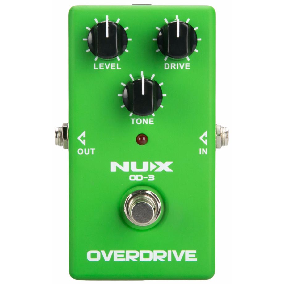 NUX Overdrive Pedal Efek Gitar Elektrik OD 3 Green 