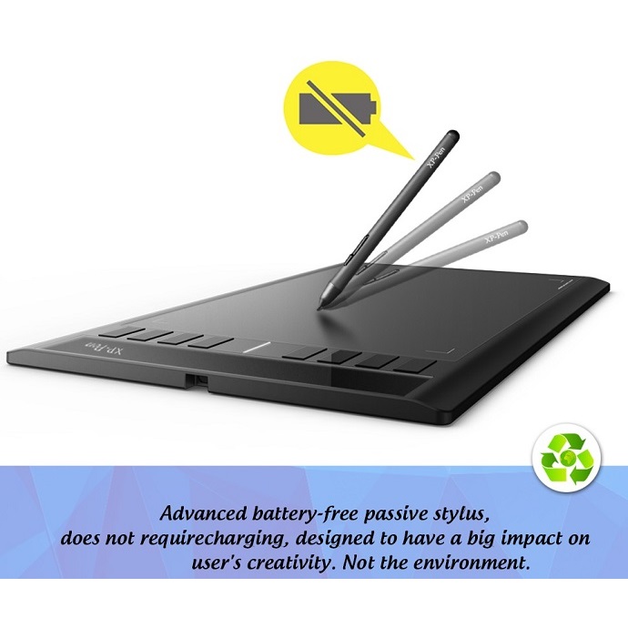 Xp Pen Smart Graphics Drawing Pen Tablet With Smart Stylus Star 03 Black Jakartanotebookcom