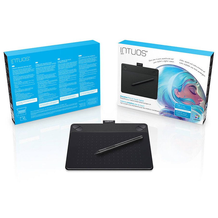 Wacom Intuos Art Pen Tablet Small - CTH-490 - Black - JakartaNotebook.com