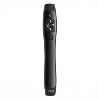 Infiniter Red Wireless Laser Presenter with Media Control 