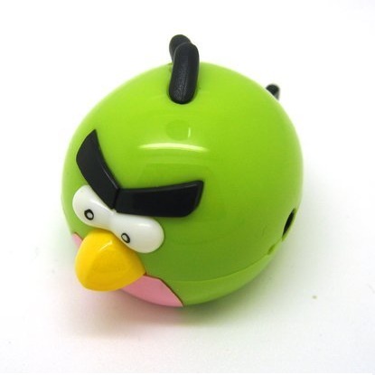 Angry Bird MP3 Player TF card - Green - JakartaNotebook.com