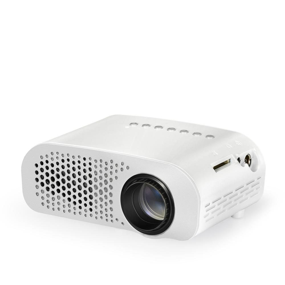 Mini Portable Projector LED 100 Lumens 480 x 320 Pixel - GP802A - White