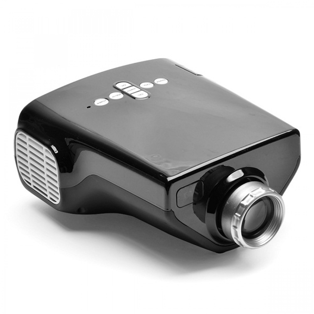 Portable LED Projector 50 ANSI Lumens Multiple Interface 