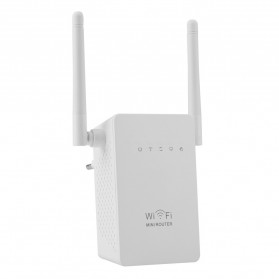 Wireless WiFi Range Extender Amplifier 300Mbps - White - 1