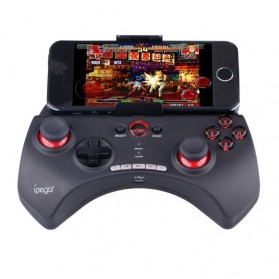 Ipega Mobile Wireless Gaming Controller Bluetooth 3.0 for Apple and Tablet PC with Multimedia Keys - PG-9025 - Black - 1