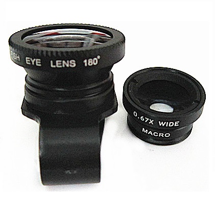 Lesung Universal Lens Kit Fisheye 3 in 1 for Smartphone 