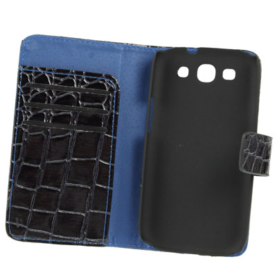 Crocodile Texture Flip Leather Case with Credit Card Slot 