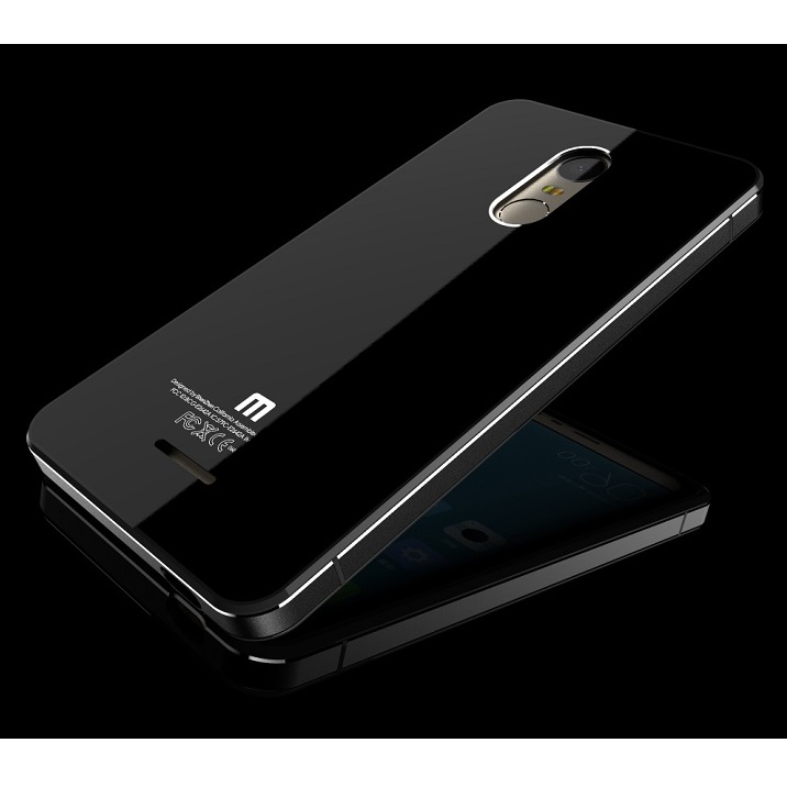 Aluminium Tempered Glass Hard Case for Xiaomi Redmi Note 3 