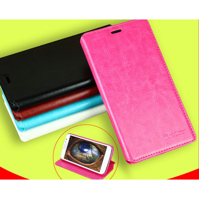 Leather Flip Case for Xiaomi Mi5 - Rose - JakartaNotebook.com