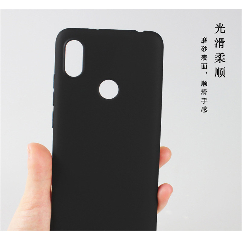 Matte TPU Softcase for Xiaomi Redmi S2 Black 