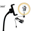 Gambar produk TaffSTUDIO Lampu Halo Ring Light LED Kamera 12W 8 Inch with Smartphone Holder - RL-21