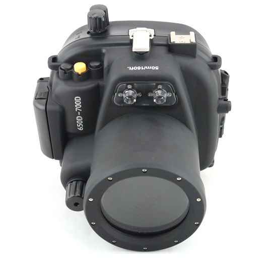 Meikon Waterproof Camera Case for Canon  650D 700D  Black 